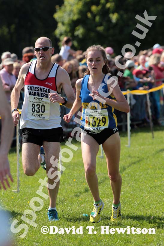 Lydia Turner (Birtley) 4th in the Blaydon Races, June 9th.